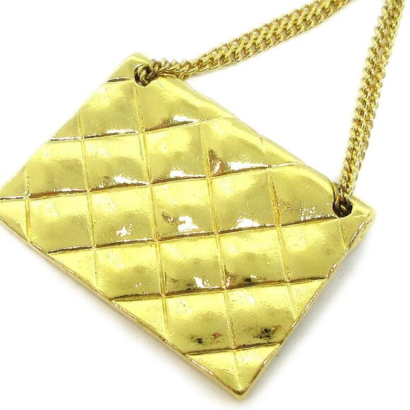 CHANEL Gold Plated CC Logos Vintage Pin Brooch #1000c Rise  Chanel Bag Brooch Pin Gold 25 81235